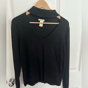 Max Studio black sweater, M